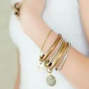 Twisted Silver 7 Bracelet